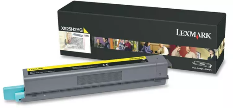 Картридж лазерный Lexmark X925H2YG, желтый, 7500 страниц, оригинальный для Lexmark X925