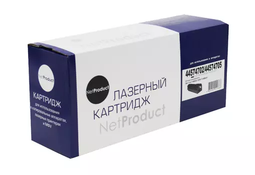 Картридж лазерный NetProduct N-44574702/44574705 (44574702/44574705), черный, 3000 страниц, совместимый для OKI B411/B431/MB461/MB471/MB491 без чипа