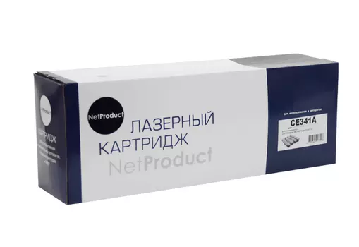 Картридж лазерный NetProduct N-CE341A (№651A/CE341A), голубой, 16000 страниц, совместимый для CLJ Enterprise MFP M775dn/775f/775z