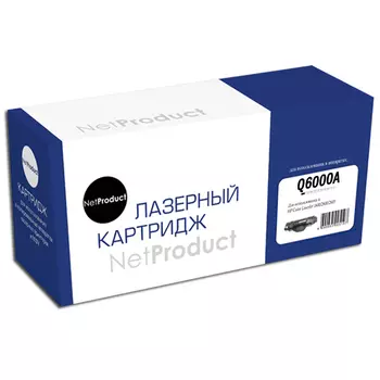 Картридж лазерный NetProduct N-Q6000A (Q6000A), черный, 2500 страниц, совместимый для CLJ 1600/2600/2605