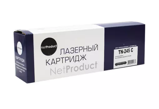Картридж лазерный NetProduct N-TN-245C (TN-245C), голубой, 2200 страниц, совместимый для Brother HL-3140CW/3150CDW/3170CDW