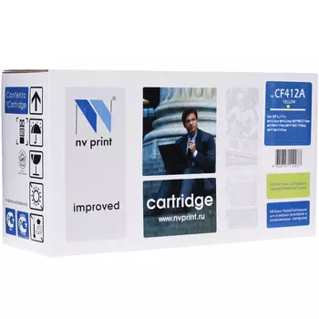 Картридж лазерный NV Print NV-CF412AY (410A), желтый, 2300 страниц, совместимый для LaserJet Pro M452dn / M452nw / MFP M377dw / MFP M477fdn / MFP M477fdw / MFP M477fnw