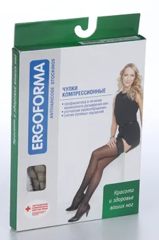 Чулки ERGOFORMA 2 класс компр. р.2 телесн