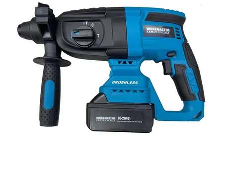 Аккумуляторный перфоратор WorkMaster ПА-1000Б 2*4Ач совместим с Макита