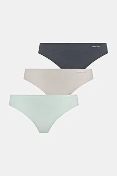 Три пары стрингов Calvin Klein Underwear, синий