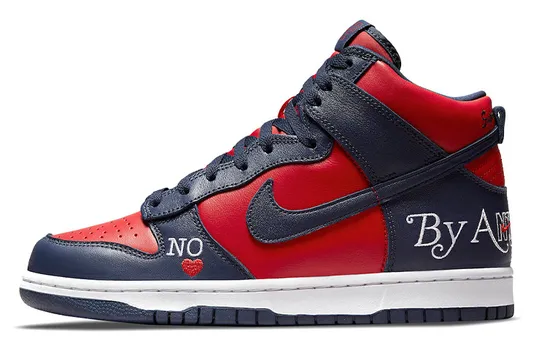 Кроссовки Nike Sb Dunk High Supreme By Any Means Navy