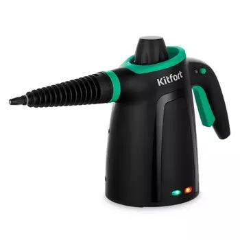 Пароочиститель Kitfort KT-9170-2 черно-зеленый