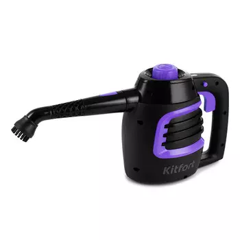 Пароочиститель Kitfort KT-930 черный/фиолетовый