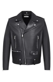 Кожаная куртка Saint Laurent