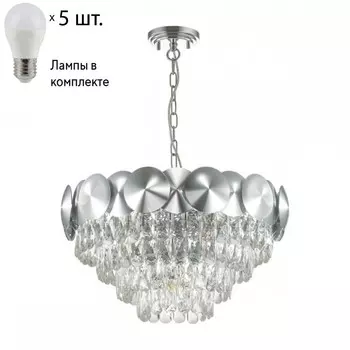 Подвесная люстра Catris Odeon Light с лампочками 4972/5+Lamps E27 P45