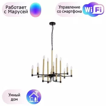 Подвесная люстра Divinare Lokki с поддержкой Маруся 2543/04 LM-12-М