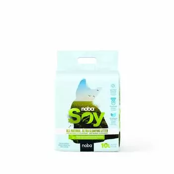 Canada Litter комкующийся соевый наполнитель Noba Soy с активированным углем (4.16 кг)