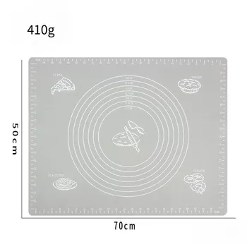 Силиконовый коврик для выпечки 70x50 см, коврик для замешивания теста, подкладка для противня для пиццы, кухонные принадлежности для гриля, приспособления для выпечки, коврики для стола, инструменты для выпечки