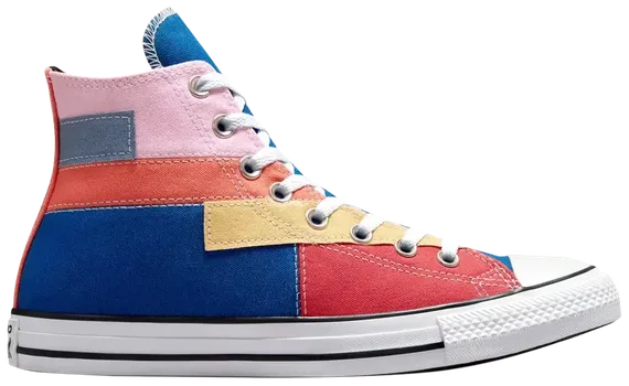 Кроссовки Converse Chuck Taylor All Star High Patchwork, разноцветный