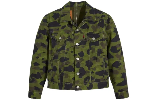 Мужская джинсовая куртка Levi's levi’s, цвет Army Green