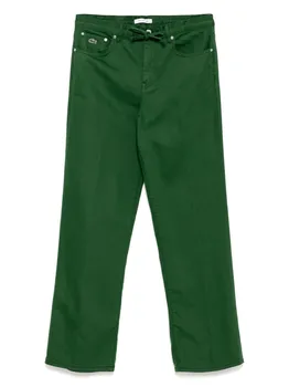 Широкие джинсы Lacoste, зеленый