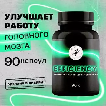 Эффективность EFFICIENCY, комплексная пищевая добавка Sibvitalife, 90 капсул, СИБИОПРО