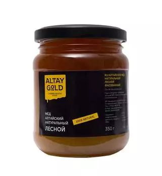 Мёд классический Лесной, 350 г, Altay GOLD