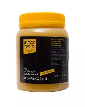 Мёд классический Васильковый, 0,5 кг, Altay GOLD