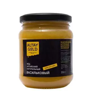 Мёд классический Васильковый, 350 г, Altay GOLD