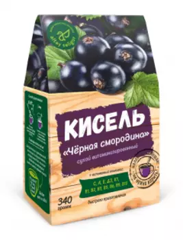 Кисель "Черная смородина", 340 гр, Алтай Селигор