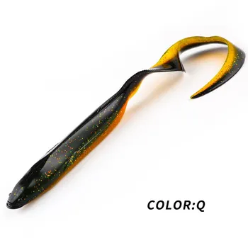 Мягкие приманки BEARKING EEL, 20 см, 15 см, искусственные приманки, рыболовные черви, силиконовые окуни, щука, гольян, приманка для плавания, отсадка, пластиковые приманки 150mm5pcs-A