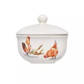 Сахарница с крышкой 370 мл Grace by Tudor England Country Farmyard