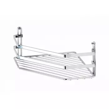 Полка в ванную угловая 1 ярус Tekno-tel хром