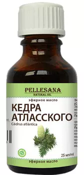 Масло кедра атласского эфирное PELLESANA. 25мл