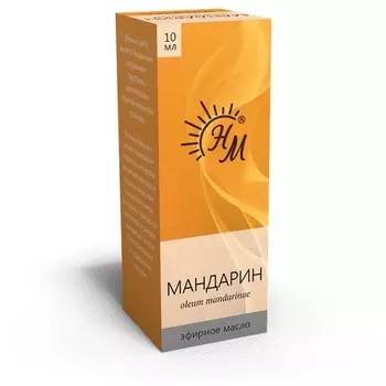Масло Натуральные масла Мандарин эфирное, 10 мл