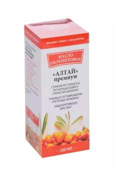 Масло Облепиховое Алтай премиум, 100 мл