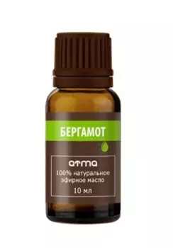 Масло Бергамота Atma эфирное, 10 мл