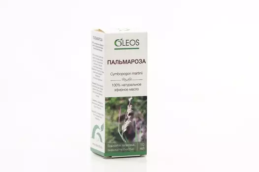 Масло Oleos Пальмароза эфирное, 10 мл