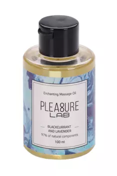 Масло Pleasure Lab Enchanting массажное черная смородина/лаванда, 100 мл