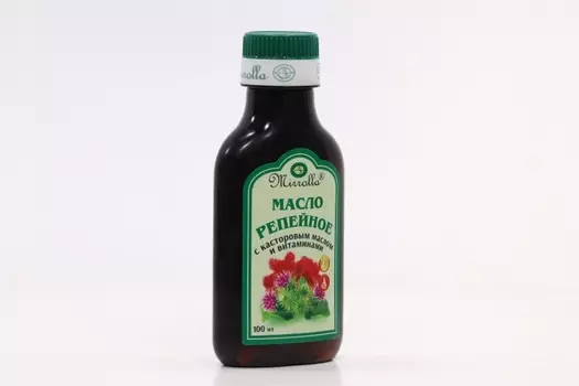 Масло Репейное с касторовым маслом/витаминами А, Е, 100 мл