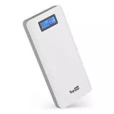 Аккумулятор внешний портативный TopOn TOP-T80/W 18000mAh QC3.0, QC2.0, Power Delivery. USB Type-C и 2 USB-порта. Белый
