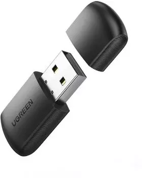 Адаптер UGREEN CM448 20204_ двухдиапазонный, AC650 11ac Dual-Band Wireless USB, черный