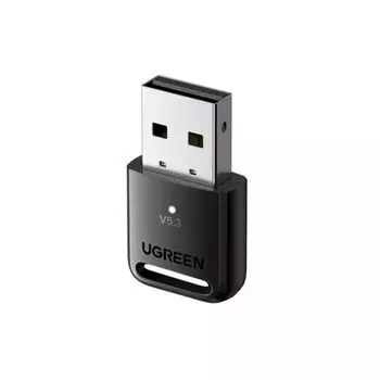 Адаптер UGREEN CM591 USB-A Bluetooth 5.3 Adapter, цвет: черный