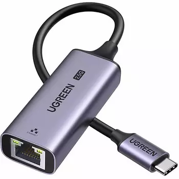 Адаптер UGREEN CM648 25051_ USB-A 3.0 to RJ45 2.5G Ethernet Adapter, grey