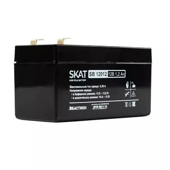 Аккумулятор Бастион SKAT SB 12012 СК 12В/1,2 Ач/F1