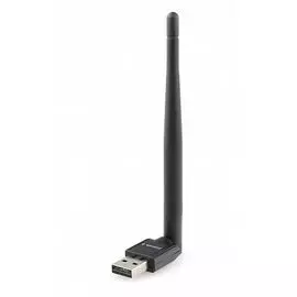 Адаптер сетевой Gembird WNP-UA-010 Сетевой адаптер WiFi Gembird 150 Мбит, USB, 802.11b/g/n
