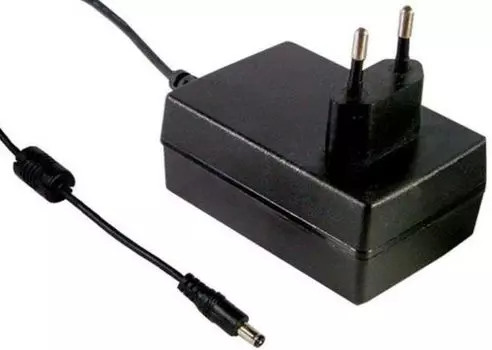 Адаптер сетевой Mean Well GST25E05-P1J 20Вт, вход 85...264B AC 47...63 Гц, 135...370B DC, выход 5B/4A, изоляция 4242B DC, 79x54x33мм, -30...+70°С, евр