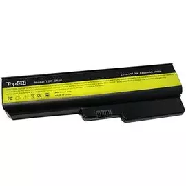 Аккумулятор для ноутбука Lenovo TopOn TOP-G550 для моделей IdeaPad B460, G430, G530, N500, V460, Z360 11.1V 4400mAh 49Wh. PN: L08S6Y02, 51J0226
