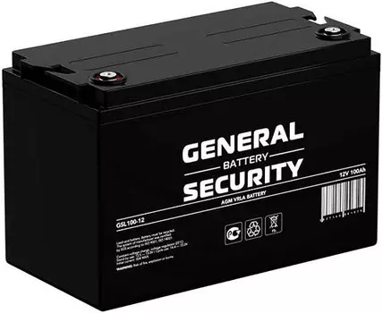 Аккумулятор General Security GSL100-12