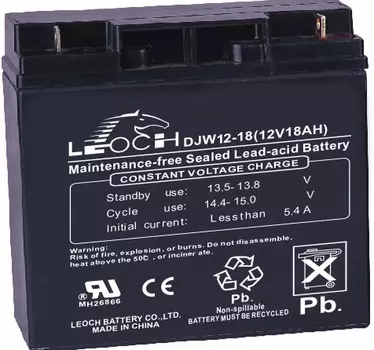 Аккумулятор LEOCH DJW 12-18 12В, 18Ач