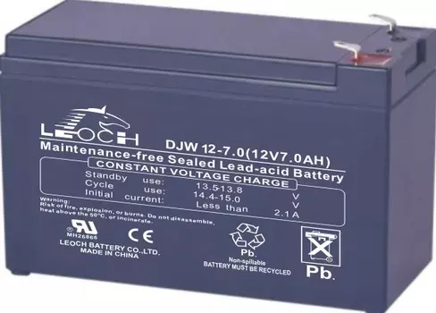 Аккумулятор LEOCH DJW 12-7,0 12В, 7Ач