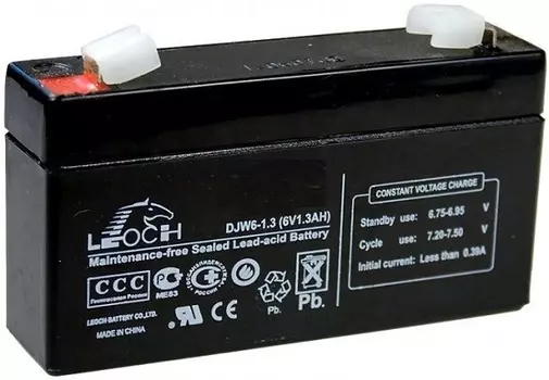 Аккумулятор LEOCH DJW 6-1,3 6В, 1.3Ач