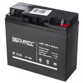 Аккумулятор Security Force SF 1218 12В, 18Ач, 182х167х76мм