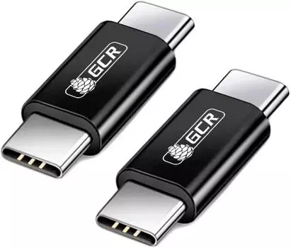 Адаптер-соединитель Greenconnect GCR-54941 USB 3.1 (USB 3.2 Gen 2) TypeC, M/М, черный, 100W/5А, 10 Гбит/с, 4K, AL корпус