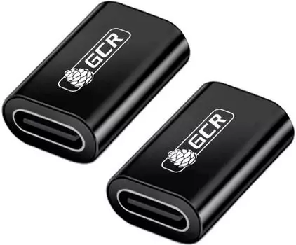 Адаптер-соединитель Greenconnect GCR-54942 USB 3.1 (USB 3.2 Gen 2) TypeC, F/F, черный, 100W/5A, 10 Г